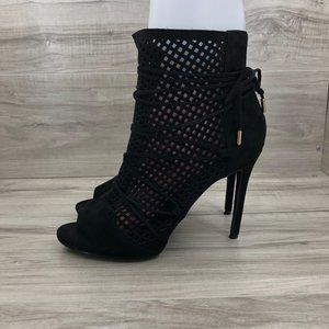 Olivia Ferguson lace up heel booties Women's Size 11